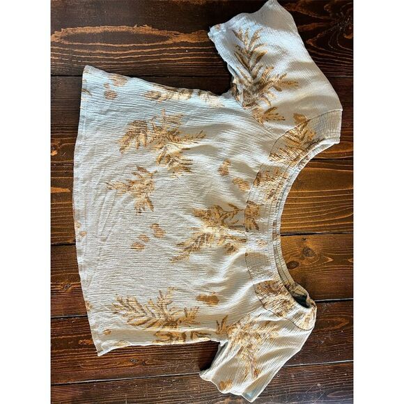 Sadie & Sage Tops - Sadie & Sage Women's Floral Short Sleeve Blouse Multicolor Size S